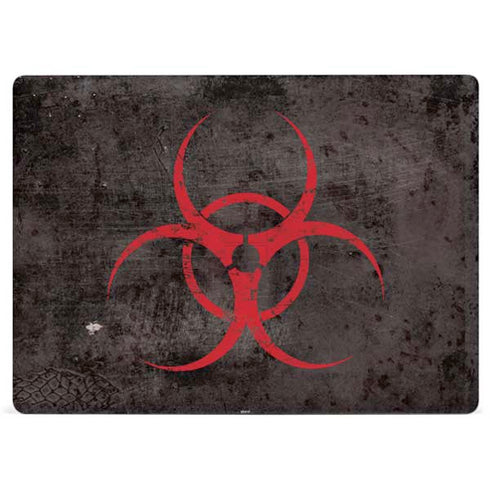 Biohazard Red Surface Laptop 2 Skin